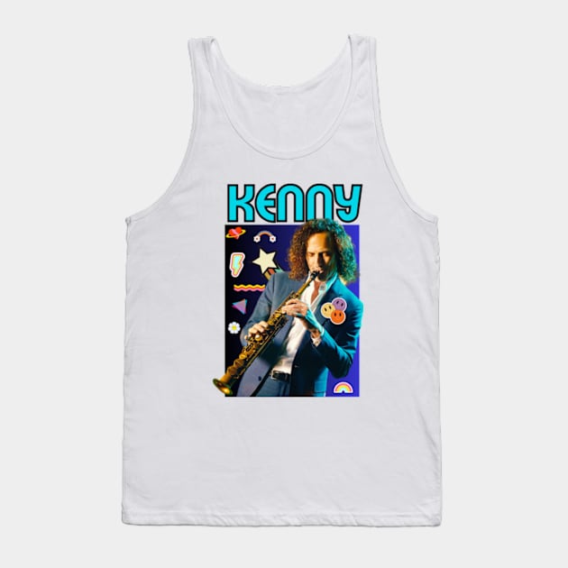 Kenny G quotes art 90s style retro vintage 70s Tank Top by graphicaesthetic ✅